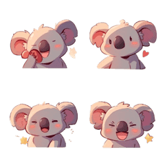 [LINE絵文字] Hello ！！  koala ！の画像