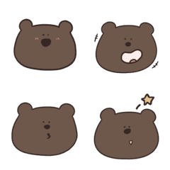 [LINE絵文字] Bear say helloの画像