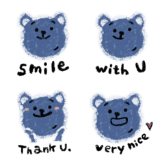 [LINE絵文字] Double chin bear.の画像