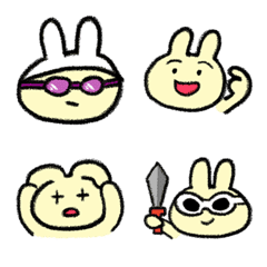 [LINE絵文字] ThooA Rabbits Emojiの画像