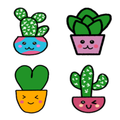 [LINE絵文字] We are the cutest cacti！ (emoji)の画像