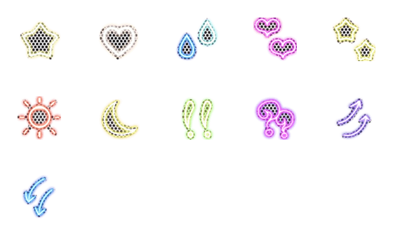 [LINE絵文字]neon dot jpの画像一覧