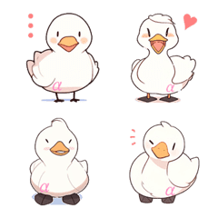 [LINE絵文字] Swan alpha stickerの画像