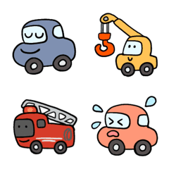 [LINE絵文字] かわいい車たちの絵文字の画像