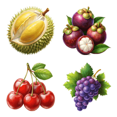 [LINE絵文字] Delicious Mixed Fruit (Emoji)の画像