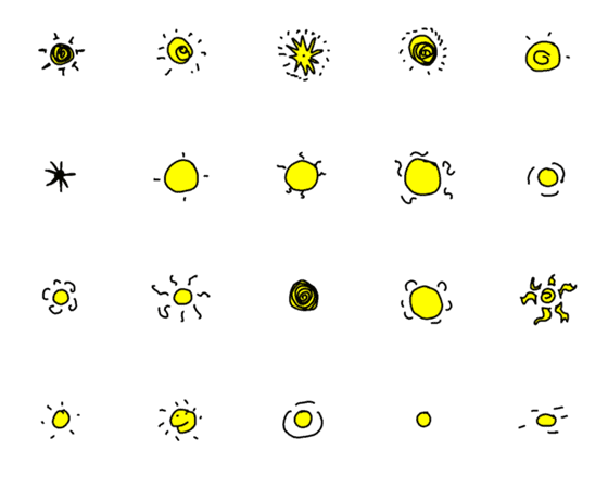 [LINE絵文字]Weird Sunの画像一覧