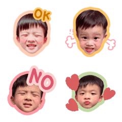 [LINE絵文字] Two cute boys emojiの画像