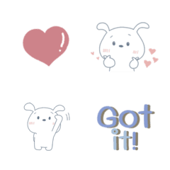 [LINE絵文字] Shoyu the doggie emoji ver.2の画像