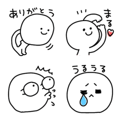 [LINE絵文字] らくがき人間〜使える絵文字〜の画像