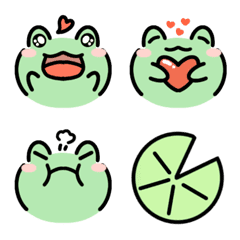 [LINE絵文字] frog emotion emojiの画像