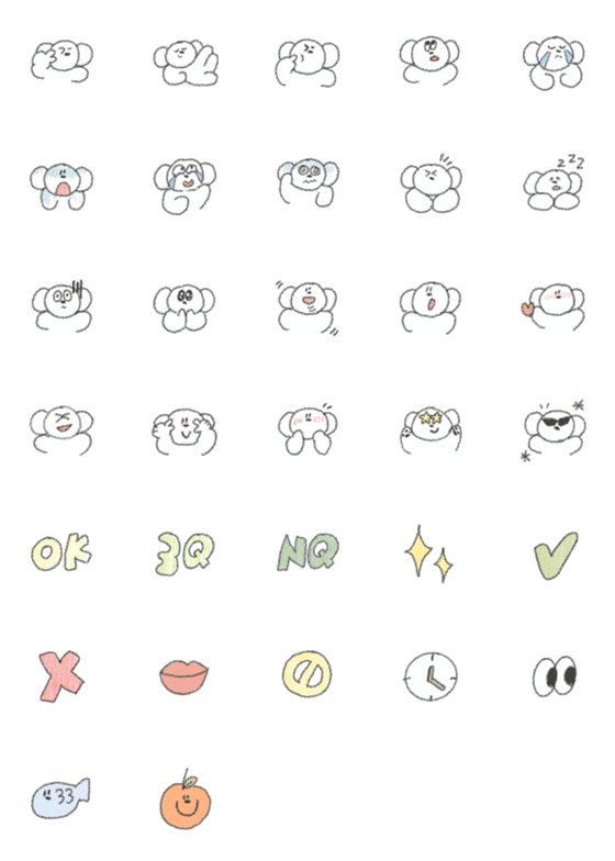 [LINE絵文字]Chuuumi emojiの画像一覧