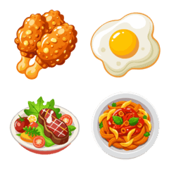 [LINE絵文字] Delicious food, cute and usefulの画像