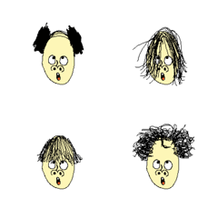 [LINE絵文字] My Hair is Goodの画像