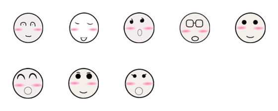 [LINE絵文字]Round Headerの画像一覧