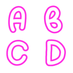 [LINE絵文字] A-Z CUTE EMOJI V.1の画像