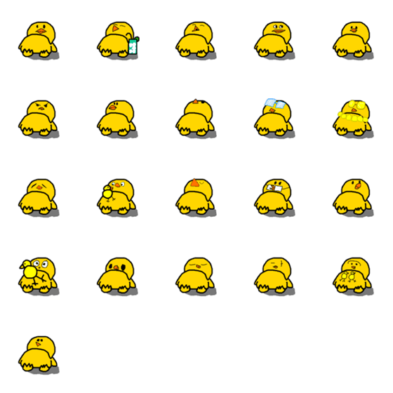 [LINE絵文字]Yes, I Am A Duck！！！の画像一覧