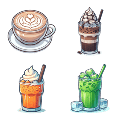 [LINE絵文字] Coffee and tea v.1の画像