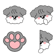 [LINE絵文字] Fluffy Puppy Emojiの画像