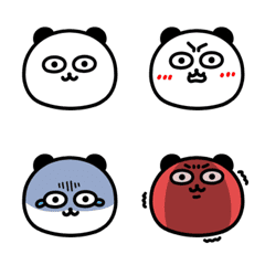 [LINE絵文字] work pandaの画像