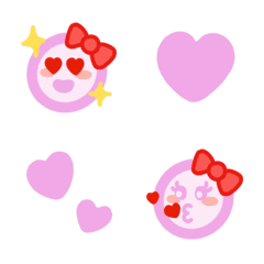 [LINE絵文字] My Cute Girl Emoji.の画像