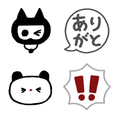 [LINE絵文字] ピンとコト絵文字【挨拶・スタンダード】の画像