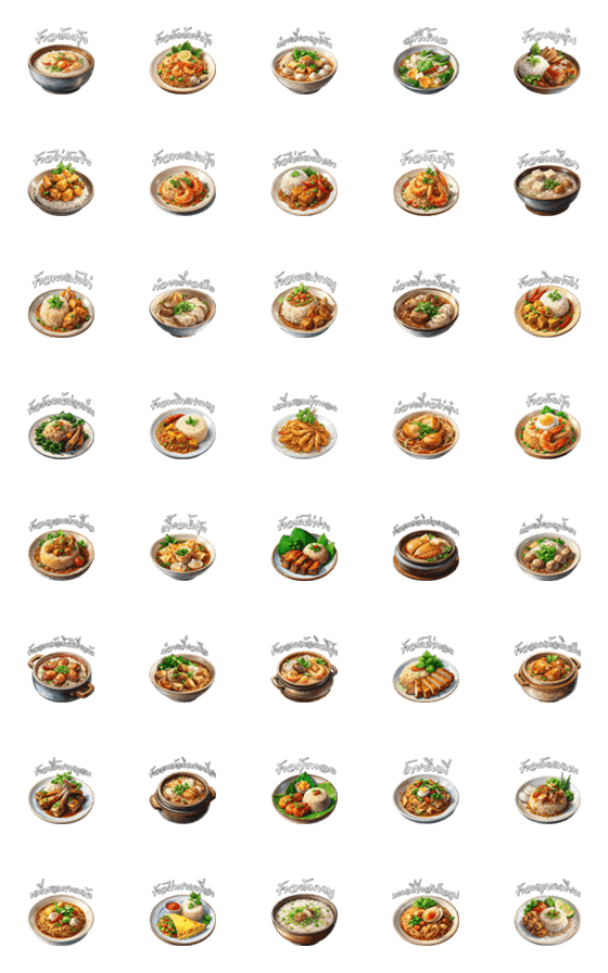 [LINE絵文字]Food Menu : Eat Deliciously(Emoji) 2の画像一覧