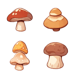 [LINE絵文字] mushroom-mushroomの画像