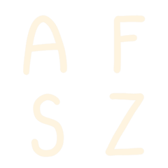 [LINE絵文字] A-Z Beige V.1の画像