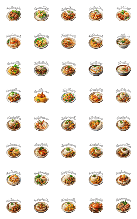 [LINE絵文字]Food Menu : Eat Deliciously(Emoji) 3の画像一覧