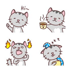 [LINE絵文字] Meaw Meaw Cuteの画像