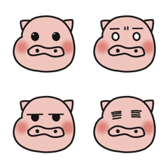 [LINE絵文字] Just about the piggy.の画像