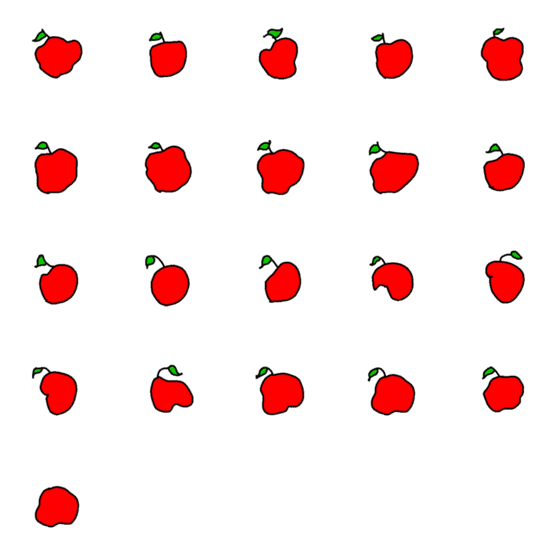 [LINE絵文字]This is an appleの画像一覧