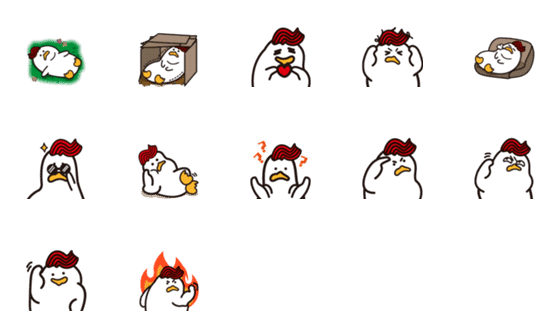 [LINE絵文字]Brother Chicken Brother Chickenの画像一覧