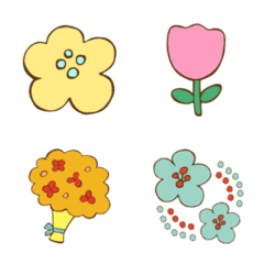 [LINE絵文字] LO WEI LO_no.6(flower/decorate)の画像