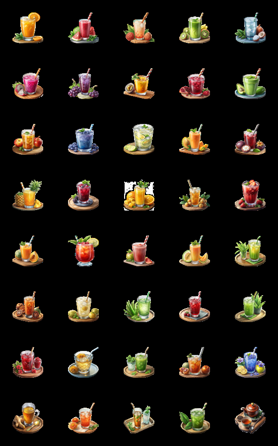 [LINE絵文字]Drinks Menu:Eat Deliciously(Emoji)Dukdikの画像一覧