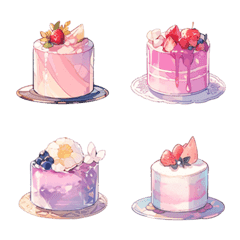 [LINE絵文字] mirror cakeの画像