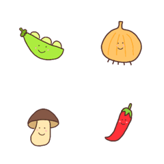 [LINE絵文字] Vegetable super cuteの画像