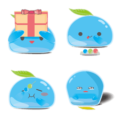 [LINE絵文字] Leaf Slime 3の画像