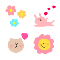 [LINE絵文字] ◎さらっとうさぎ◎の画像