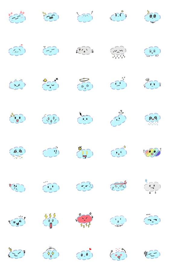 [LINE絵文字]Emoji cloudの画像一覧