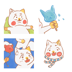 [LINE絵文字] Cream Shiba Inu Emoji :  sticker NEWの画像