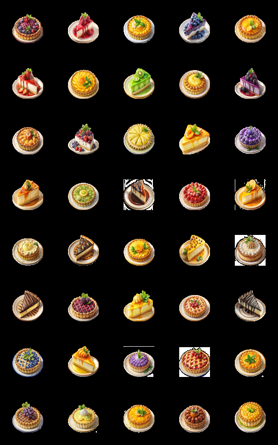 [LINE絵文字]Dessert Menu:Eat Delicious(Emoji)Dukdik3の画像一覧