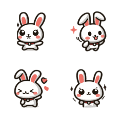 [LINE絵文字] Rabbit bunny cartoon gummy candy5の画像