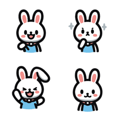 [LINE絵文字] Rabbit bunny cartoon gummy candy1の画像