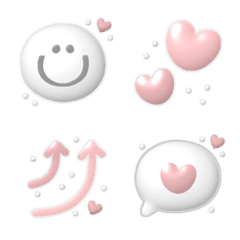 [LINE絵文字] ぷっくり♡キラキラ絵文字の画像