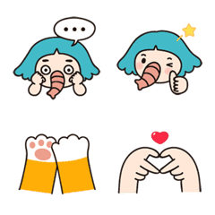 [LINE絵文字] Sara's emojis. ep1の画像