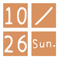 [LINE絵文字] Calendar//ORANGE//Diary/Date/Memo/usefulの画像