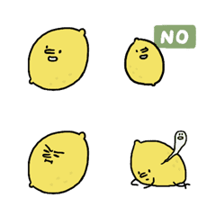 [LINE絵文字] A sour lemonの画像