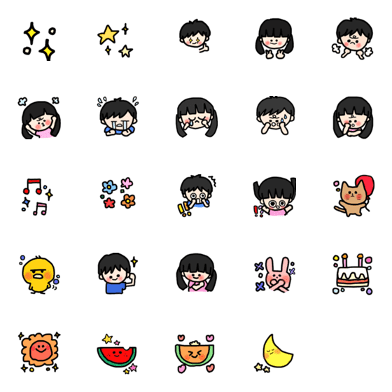 [LINE絵文字]manamoemoji3の画像一覧