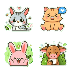 [LINE絵文字] Cute Animal AIGCの画像